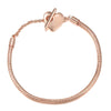 Wholesale Unisex Geometric Electroplated Metal Snake Bone Base Chain Bracelet For Diy Making