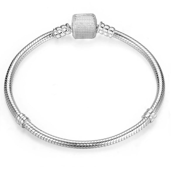 Wholesale Unisex Geometric Electroplated Metal Snake Bone Base Chain Bracelet For Diy Making