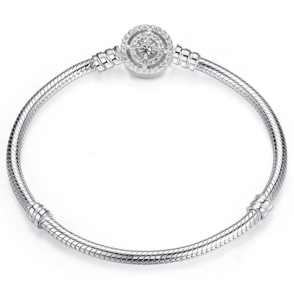 Wholesale Unisex Geometric Electroplated Metal Snake Bone Base Chain Bracelet For Diy Making