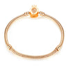 Wholesale Unisex Geometric Electroplated Metal Snake Bone Base Chain Bracelet For Diy Making
