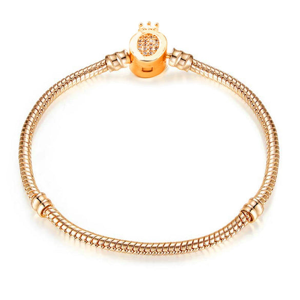 Wholesale Unisex Geometric Electroplated Metal Snake Bone Base Chain Bracelet For Diy Making