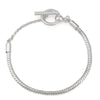 Wholesale Unisex Geometric Electroplated Metal Snake Bone Base Chain Bracelet For Diy Making