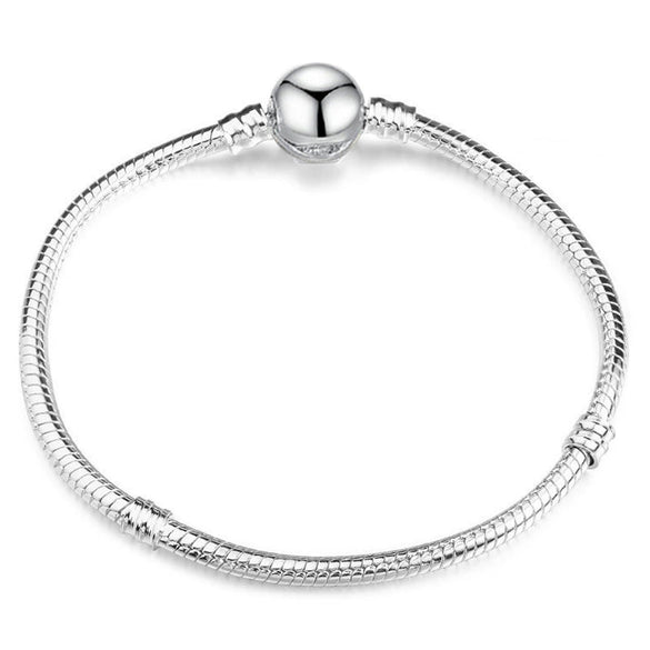 Wholesale Unisex Geometric Electroplated Metal Snake Bone Base Chain Bracelet For Diy Making