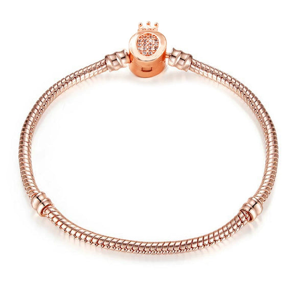 Wholesale Unisex Geometric Electroplated Metal Snake Bone Base Chain Bracelet For Diy Making