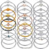 Wholesale Unisex Geometric Electroplated Metal Snake Bone Base Chain Bracelet For Diy Making