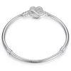 Wholesale Unisex Geometric Electroplated Metal Snake Bone Base Chain Bracelet For Diy Making