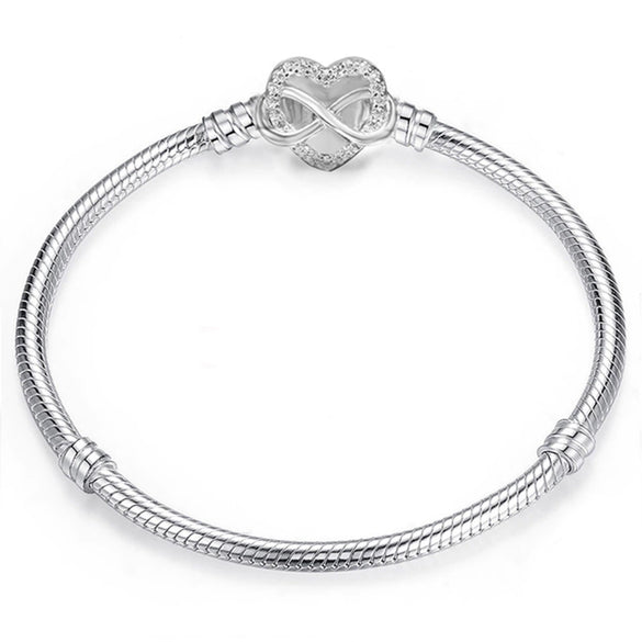 Wholesale Unisex Geometric Electroplated Metal Snake Bone Base Chain Bracelet For Diy Making