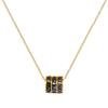 Wholesale Unisex Geometric Electroplated Titanium Steel Clavicle Necklace