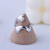 Wholesale Unisex Geometric Electroplated Titanium Steel Ring