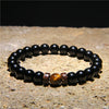 Wholesale Unisex Geometric Handmade Volcanic Stone Bracelet