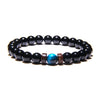 Wholesale Unisex Geometric Handmade Volcanic Stone Bracelet