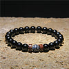 Wholesale Unisex Geometric Handmade Volcanic Stone Bracelet