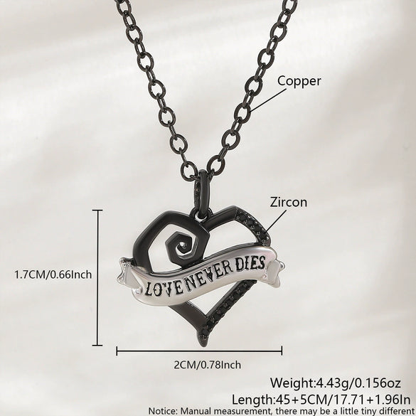 Wholesale Unisex Geometric Hollow Heart Copper Real Gold Plated Halloween Necklace Choker