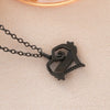 Wholesale Unisex Geometric Hollow Heart Copper Real Gold Plated Halloween Necklace Choker