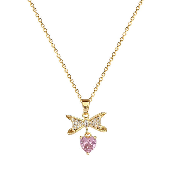 Wholesale Unisex Geometric Light Luxury Stainless Steel Copper Pendant Necklace With Picture Style Chain