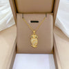 Wholesale Unisex Geometric Owl Full Diamond Necklace Made Of Stainless Steel And Copper