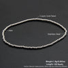 Wholesale Unisex Geometric Round Bead Stainless Steel Electroplated Handmade Beaded Bracelet Set