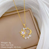 Wholesale Unisex Geometric Stainless Steel And Copper Cartoon Minimalist Necklace