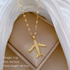 Wholesale Unisex Geometric Stainless Steel And Copper Full Diamond Necklace
