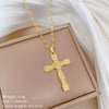 Wholesale Unisex Geometric Stainless Steel And Copper Necklace