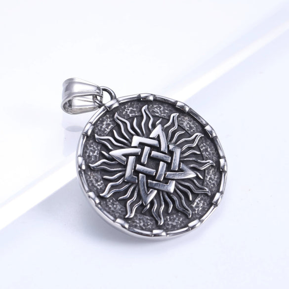 Wholesale Unisex Geometric Stainless Steel And Titanium Steel Polish Pendant Necklace