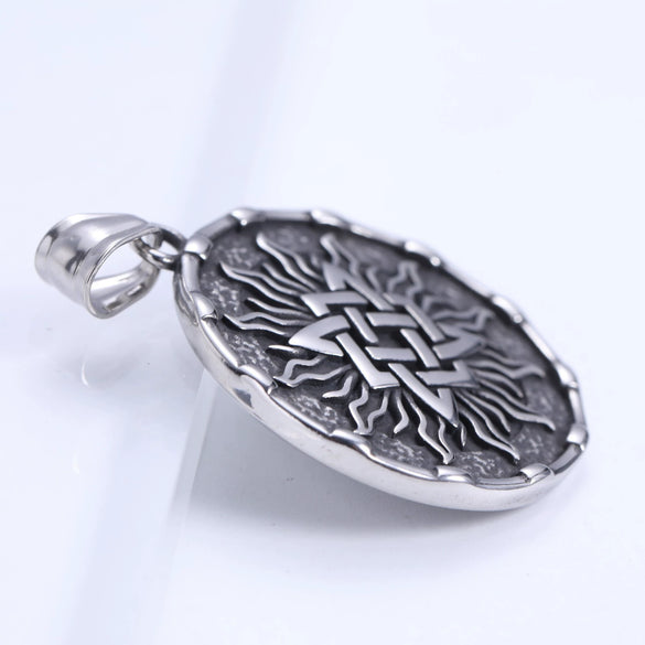 Wholesale Unisex Geometric Stainless Steel And Titanium Steel Polish Pendant Necklace