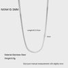 Wholesale Unisex Geometric Stainless Steel And Titanium Steel Snake Bone Chain Necklace With 18K Gold Electroplating