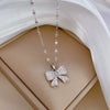 Wholesale Unisex Geometric Stainless Steel Copper Pendant Lip Chain Necklace