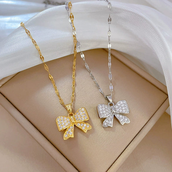Wholesale Unisex Geometric Stainless Steel Copper Pendant Lip Chain Necklace