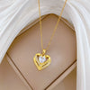 Wholesale Unisex Geometric Stainless Steel Copper Pendant Necklace With Cartoon Minimalist Style