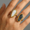 Wholesale Unisex Geometric Stainless Steel Electroplated Open Ring Fashion Jewelry Accessory
