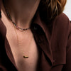 Wholesale Unisex Geometric Stainless Steel Electroplated Pendant Clavicle Chain Light Luxury Style