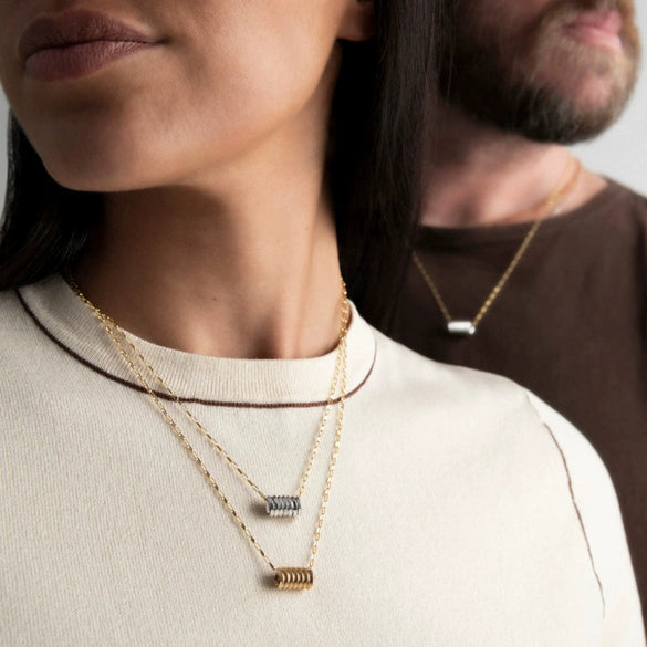 Wholesale Unisex Geometric Stainless Steel Electroplated Pendant Clavicle Chain Light Luxury Style