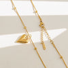 Wholesale Unisex Geometric Stainless Steel Electroplated Snake Bone Chain Necklace