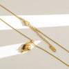 Wholesale Unisex Geometric Stainless Steel Electroplated Snake Bone Chain Necklace
