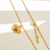 Wholesale Unisex Geometric Stainless Steel Electroplated Snake Bone Chain Necklace