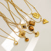 Wholesale Unisex Geometric Stainless Steel Electroplated Snake Bone Chain Necklace