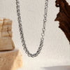 Wholesale Unisex Geometric Stainless Steel Electroplated Twist Chain Necklace