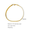 Wholesale Unisex Geometric Stainless Steel Embossed Electroplating Jewelry Bracelets That Do Not Fade Niche Stylish