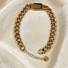 Wholesale Unisex Geometric Stainless Steel Gold Vacuum Plated Bracelet