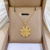 Wholesale Unisex Geometric Stainless Steel Necklace With Copper Pendant