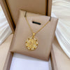 Wholesale Unisex Geometric Stainless Steel Necklace With Copper Pendant
