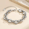 Wholesale Unisex Geometric Stainless Steel Real Gold Plated Necklaces And Bracelets With Original Design