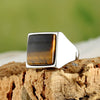 Wholesale Unisex Geometric Stainless Steel Ring With Polishing Treatment