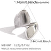 Wholesale Unisex Geometric Stainless Steel Vacuum Plated Open Ring With Brushed Design