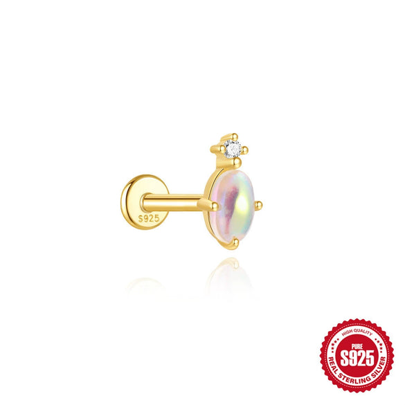Wholesale Unisex Geometric Sterling Silver Ear Jewelry With Environmentally Friendly Electroplating And Tassel Design