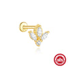 Wholesale Unisex Geometric Sterling Silver Ear Jewelry With Environmentally Friendly Electroplating And Tassel Design