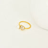 Wholesale Unisex Geometric Titanium Steel Electroplated Ring Accessories