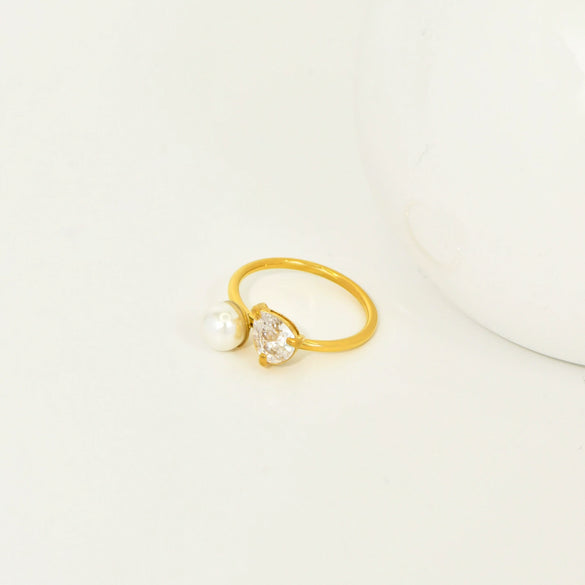 Wholesale Unisex Geometric Titanium Steel Electroplated Ring Accessories