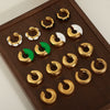 Wholesale Unisex Geometric Titanium Steel Goldplated Ushaped Ear Clip Jewelry